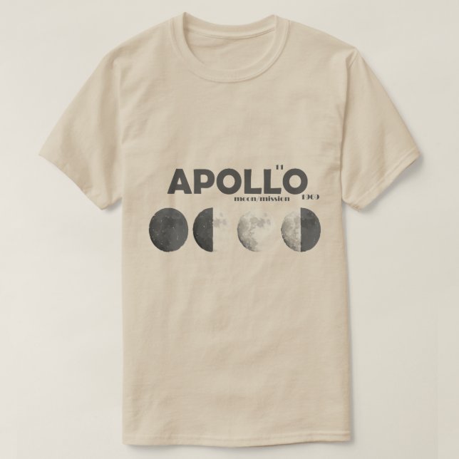 T - Shirt-Mondauftrag Apollo 2019-1969 T-Shirt (Design vorne)
