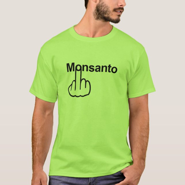 T - Shirt Monsanto drehen um (Vorderseite)