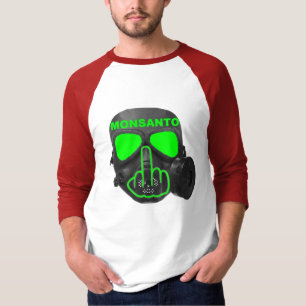 T - Shirt Monsanto Gasmaske Gedreht