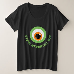 T - Shirt Monster Eye Puzzle Plus Größe