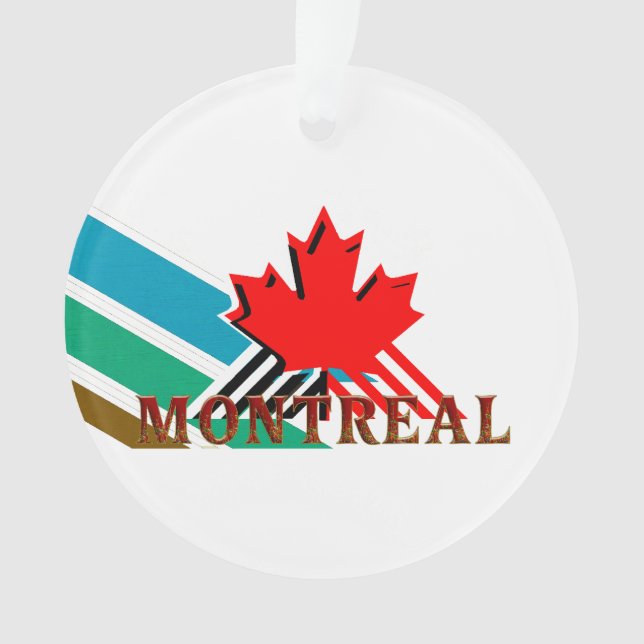 T-SHIRT Montreal Ornament (Vorderseite)