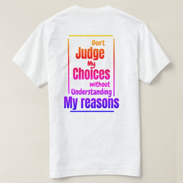 T - SHIRT - MOTIVIEREND (Design Rückseite)