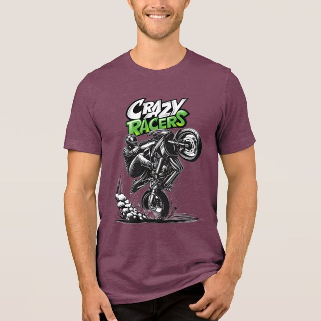 T - Shirt moto biker Lifestyle (Vorderseite)