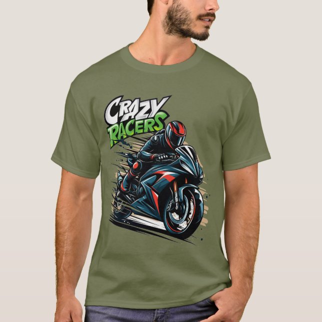 T - Shirt moto biker Lifestyle (Vorderseite)