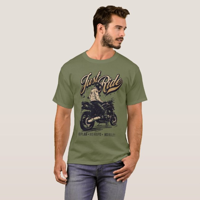 T - Shirt moto biker Lifestyle (Vorne ganz)