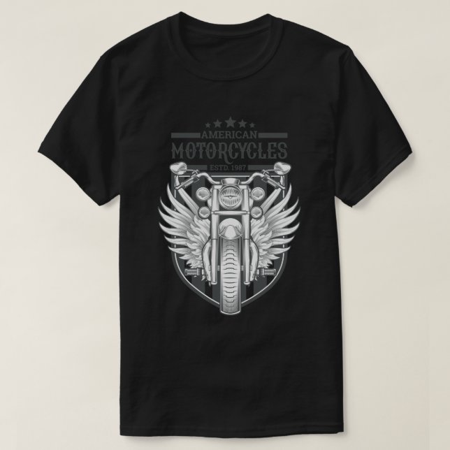 T - SHIRT MOTORBIKE (Design vorne)