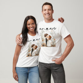 T - Shirt & Mrs Bride and Groom Unisex