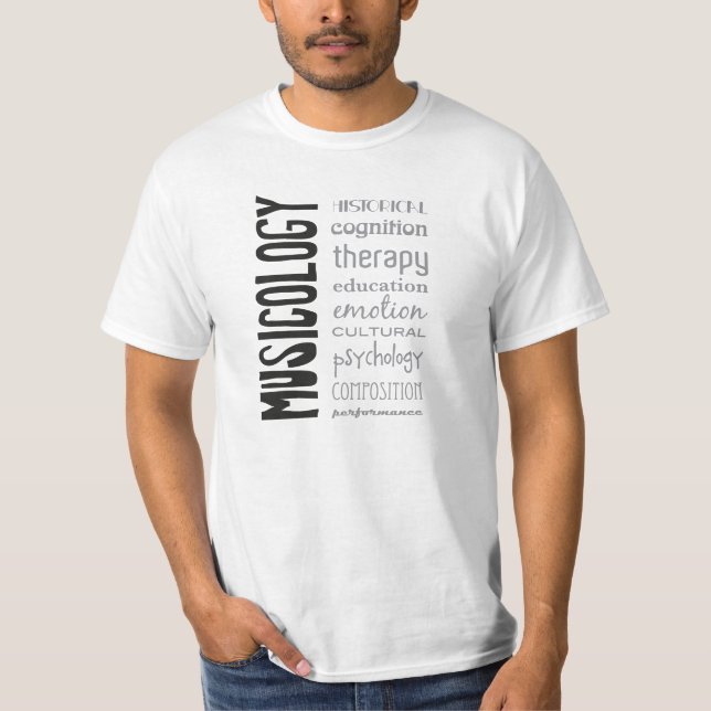 T-shirt - Musicology (Vorderseite)