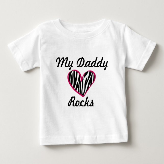 T - Shirt "My Daddy Rocks" (Vorderseite)