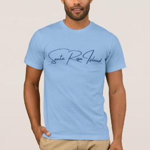 T - Shirt-Navy-Logo von Santa Rosa Island Mens T-Shirt