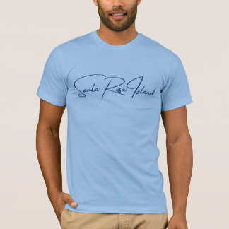 T - Shirt-Navy-Logo von Santa Rosa Island Mens T-Shirt