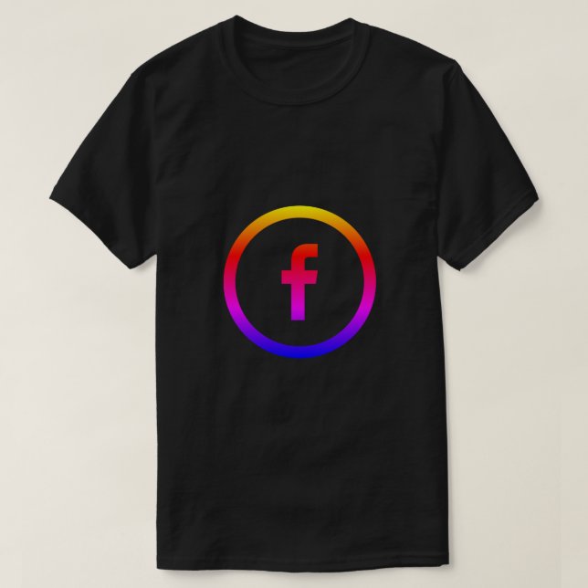 T - Shirt neues Facebook-Logo (Design vorne)
