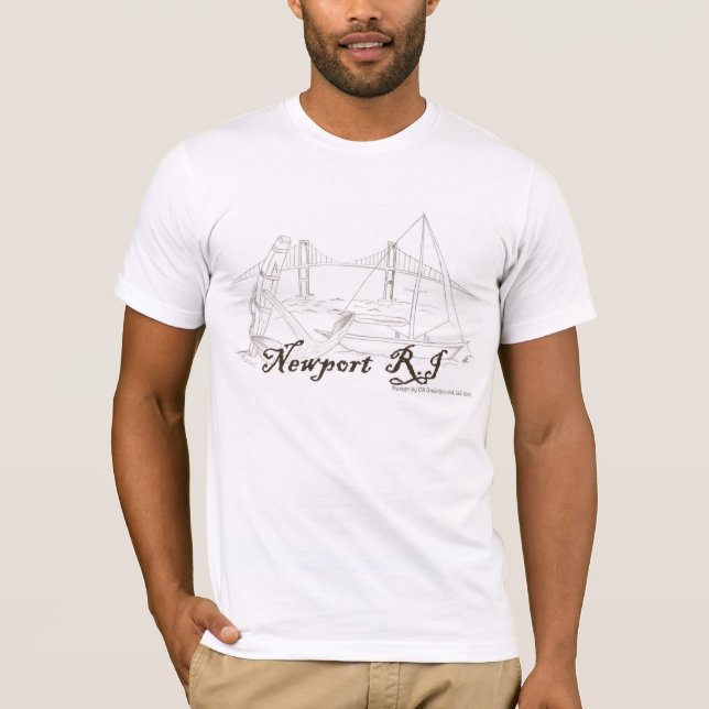 T - Shirt Newports RI (Vorderseite)