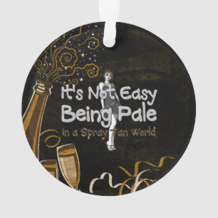 T-SHIRT nicht einfaches Sein blaß Ornament