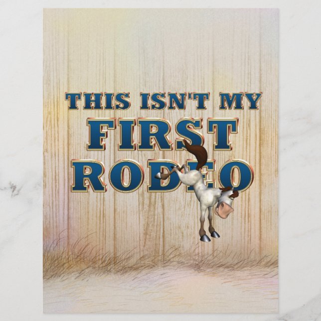 T-SHIRT nicht mein erstes Rodeo (Vorderseite)