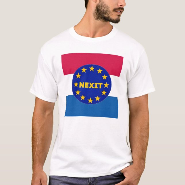 T - Shirt Niederlande Flag EU Nexit (Vorderseite)