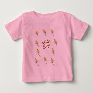 T - Shirt "Niedlich Girl" mit Honigbiene