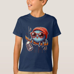 🎵 T-Shirt "Niedlich Spider Singing" ✨