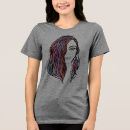 T - Shirt niedlicher Frauen mit Bild