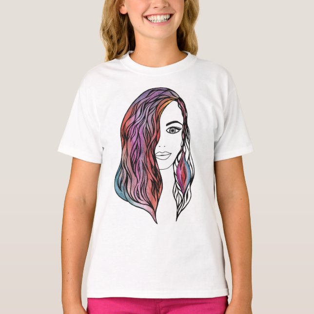 T - Shirt niedlicher Frauen mit Bild (Vorderseite)