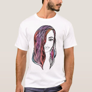T - Shirt niedlicher Männer mit Bild