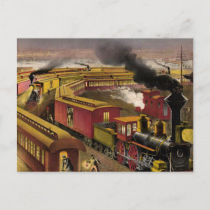 T-SHIRT Night Train Postkarte