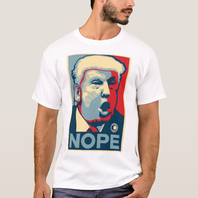T - Shirt - NOPE - Weiß (Vorderseite)