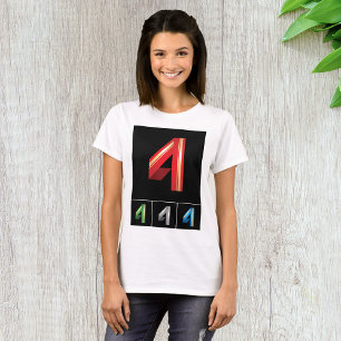 T - Shirt Nummer vier Frauen