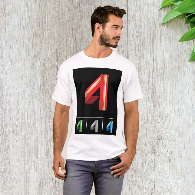 T - Shirt Nummer vier Männer (Von Creator hochgeladen)