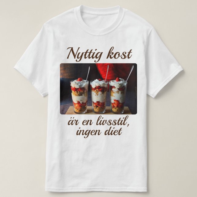 T-shirt — Nyttig kost (Design vorne)