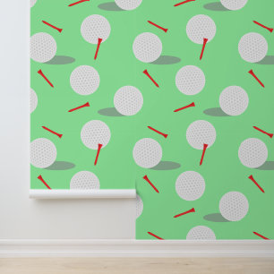 T-Shirt-Off auf der Fairway zum Golfspielen Tapete