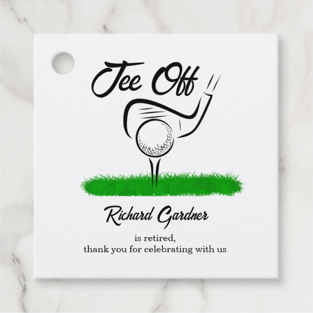 T-Shirt Off für ein UnForeGettable Retirement-Part Geschenkanhänger (Vorderseite)