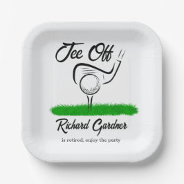 T-Shirt Off für ein UnForeGettable Retirement-Part Pappteller