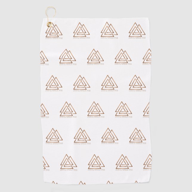 T-Shirt Off in Style: Trinity's 'Par-fect' Handtuc Golfhandtuch (Vorderseite)