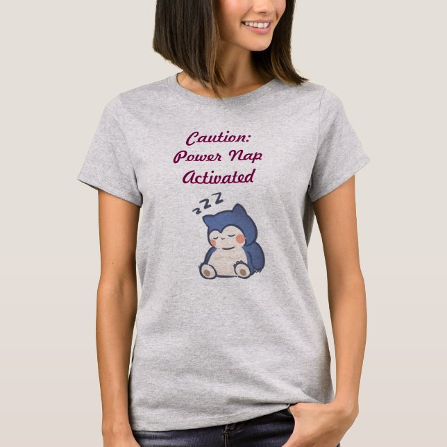 T - Shirt "Offiziell Sleepfluencer Merch" (Vorderseite)