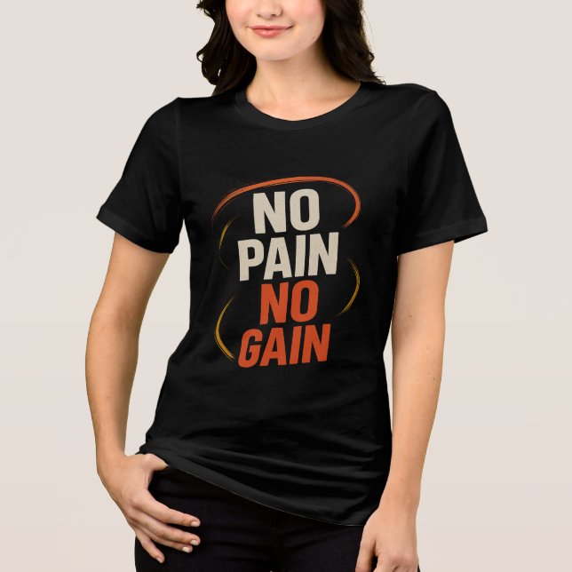 T - Shirt ohne Schmerz (Vorderseite)