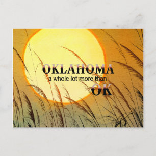 T-Shirt Oklahoma Postkarte