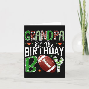 T-Shirt Opa Geburtstag Spieltag Football Karte