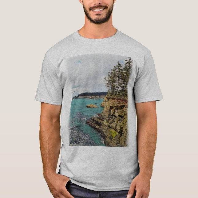 T - Shirt Oregon Coast (Vorderseite)