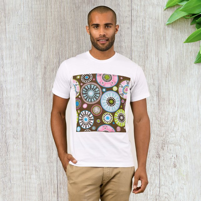 T - Shirt Orientalischer Blumenmuster (Von Creator hochgeladen)
