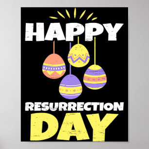 T-Shirt Ostern Jesus Frohe Auferstehung Poster