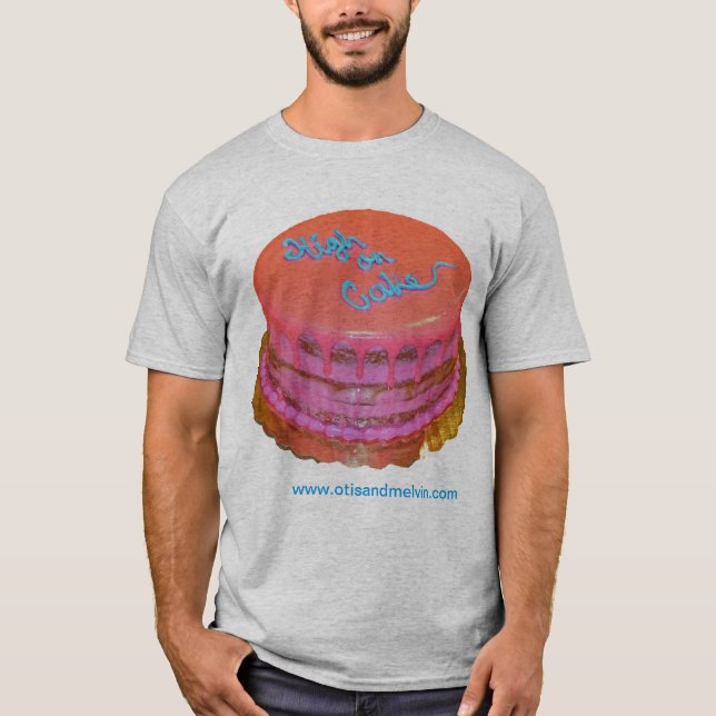 T - Shirt, Otis und Melvin, "Hoch auf dem Kuchen" T-Shirt (Vorderseite)