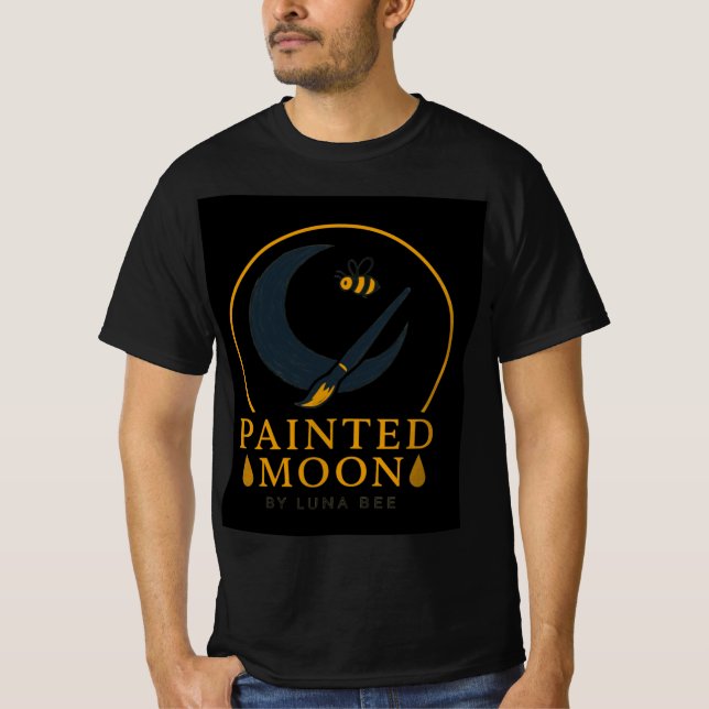 T - Shirt "Painted Moon" von Luna Bee (Vorderseite)