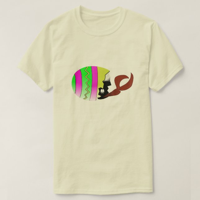 T-Shirt Panzerkrebs-Osterei-Louisianas Cajun (Design vorne)