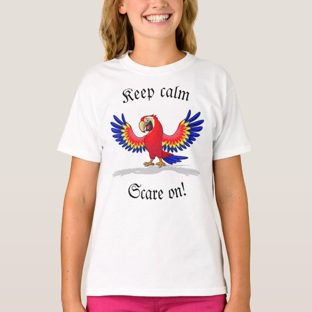T - Shirt - Papagei (Vorderseite)