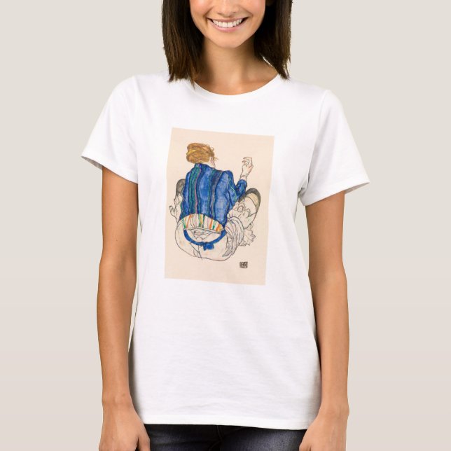 T-SHIRT: PAUL KLEE : GESCHOSSENE FRAU: 1917 T-Shirt (Vorderseite)