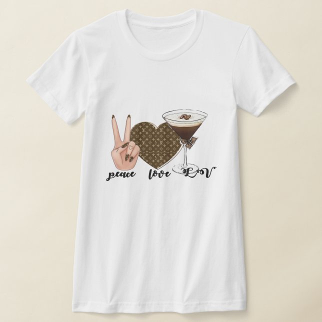 T - Shirt "Peace Liebe LV" (Ablage )
