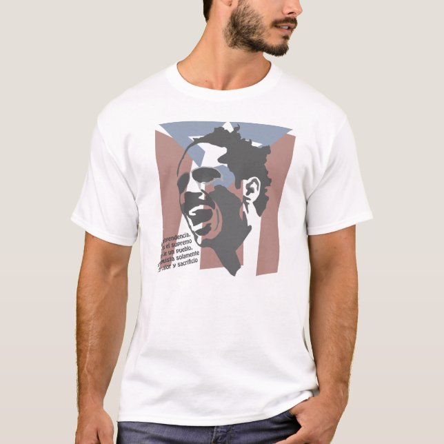T-Shirt Pedros Albizu Campos (Vorderseite)