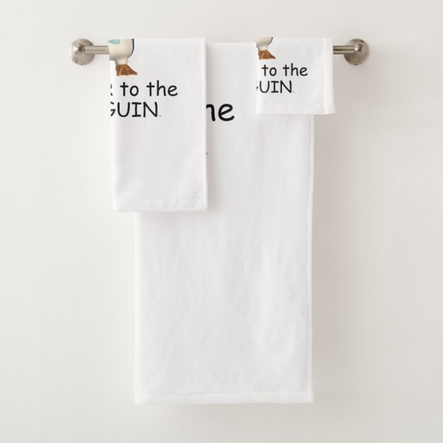 T-SHIRT Penguin-Power Badhandtuch Set (Insitu)