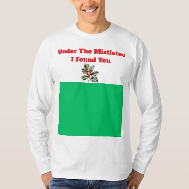 T - Shirt-Personalisiertes Foto Unisex Langschlauc T-Shirt (Vorderseite)